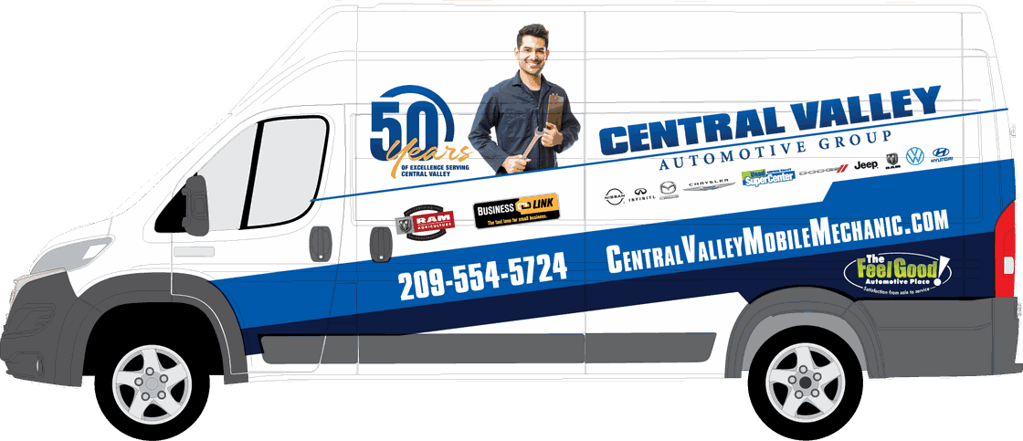 Central Valley Mobile Mechanic service van with full company wrap